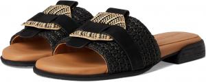 Сандалии Gentle Souls by Kenneth Cole Hudson, цвет Black Raffia