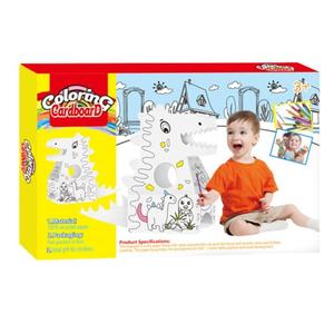 Большой Художественный Набор Динозавр Для Раскраски Сборка Краска Картон Inna marka