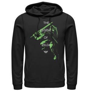 Мужская толстовка с надписью Nintendo The Legend Of Zelda поверх Link Licensed Character