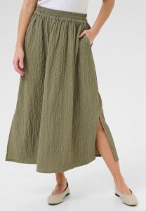Юбка макси KAORINA Kaffe, хаки