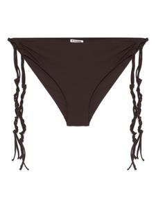 Jil Sander плавки бикини Tangle, коричневый