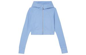 Футболка с капюшоном Scuba Series укороченное пальто Lululemon, смешанный цвет светло-серый