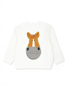 Толстовка с графичным принтом Stella McCartney Kids, белый