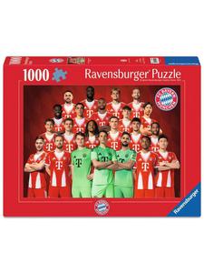 Цветной пазл Ravensburger из 1000 деталей с изображением футбольного клуба «Бавария Мюнхен» сезона 2025/2026