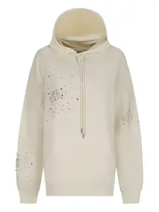 Худи, украшенное кристаллами DES PHEMMES, белый