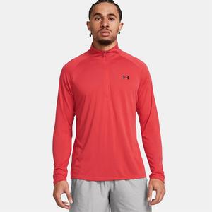 Лонгслив Under Armour Tech™ 2.0 Half Zip, оранжевый