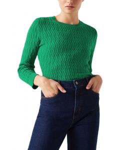 LK Bennett Keaton Вязаный топ, зеленый