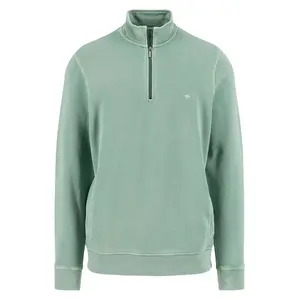Толстовка Fynch Hatton 15081202 half zip, зеленый