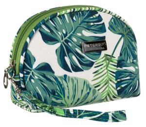 Женская косметичка Peterson, компактный дорожный органайзер для косметики, зеленая