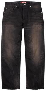 Джинсы Supreme Distressed Loose Fit Selvedge Jean, черный
