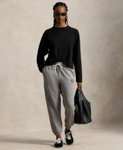 Женские флисовые спортивные штаны Big Pony Polo Ralph Lauren, Dark Vintage Heather