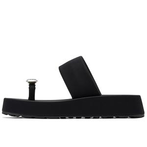 GG-CC Женские противоскользящие стразовые вьетнамки GG CC с защитой от истирания черного цвета (голубиное яйцо), цвет Black, Color (Pigeon Egg Style)