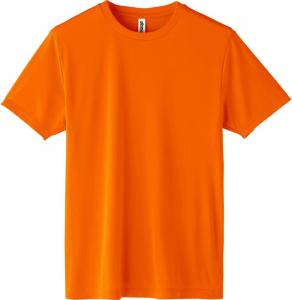 Футболка с коротким рукавом Glimmer 00350-AIT из трикотажа Interlock Dry плотностью 3,5 унции, с круглым вырезом, оранжевый