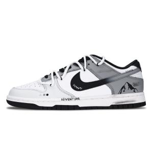 Nike Кроссовки для скейтбординга Dunk Peaks, устойчивые к истиранию, серо-белые, унисекс