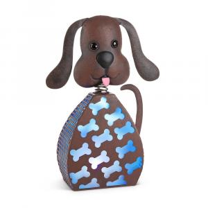 Декор для пола с вырезом из кости собаки Gerson Solar, синий