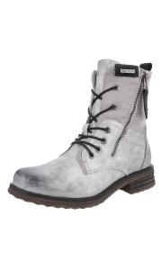 Ботильоны на шнуровке Ital-Design, серебряный