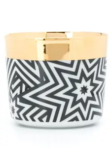 Чашка с узором, 7,5х8,8 см, Sieger By Fürstenberg, черный