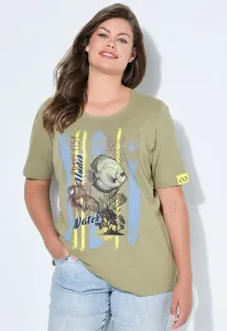 Футболка rundhals с принтом 1/2 руки druck oekotex mig Laurasøn, Reed