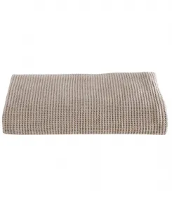 Банное полотенце Embiez из турецкого хлопка с вафельной текстурой, 89 x 168 см Talesma, темно-серый