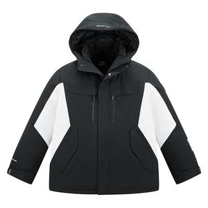 PEACEBIRD MEN Куртка мужская Black 1 с капюшоном утепленная