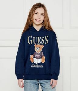 Толстовка детская Guess с изображением медведя, синий