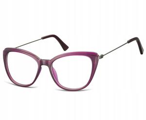 Женские очки «кошачий глаз» CLEAR FRAME, фиолетовые Sunoptic