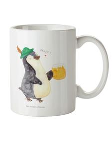 Детская кружка пингвин пивная без слогана белого цвета Mr. & Mrs. Panda