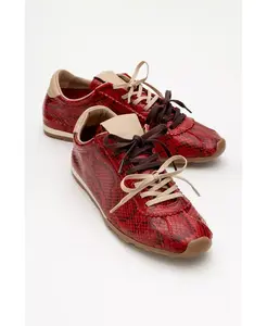 Кроссовки Crea Leather (женские) Forever & Always Shoes, красный