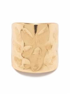 Серьга-кафф с эффектом чеканки Emanuele Bicocchi, золотой