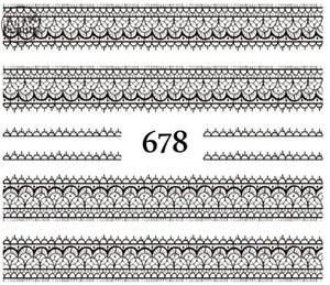 Водные наклейки для ногтей - №678, Raisin