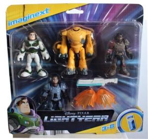 Fisher Price Imaginext Lightyear Zap Patrol, набор из 4 шт. Mattel