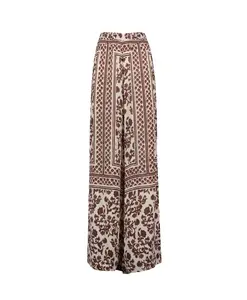 Брюки-Палаццо с цветочным принтом Gaudi, мультиколор