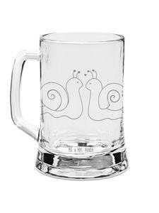 Пивная кружка улитка любовь без слов в прозрачном виде Mr. & Mrs. Panda
