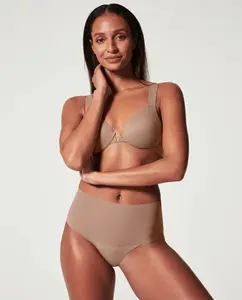 Бесшовные моделирующие трусики с завышенной талией Spanx, цвет Marrón claro