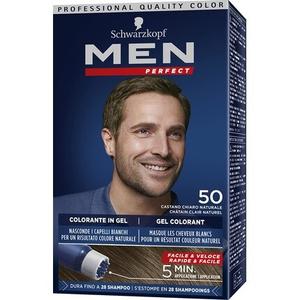 Мужская гель-краска для волос без аммиака N50 Натуральный Светло-Коричневый, Testanera