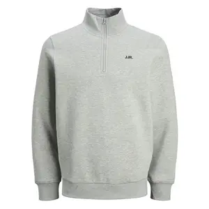 Толстовка Jj Rebel Rebel Logo half zip, серый