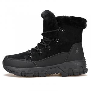 HUMTTO Термостойкие абразивостойкие полусапоги до середины икры для женщин коричневые, цвет Brown