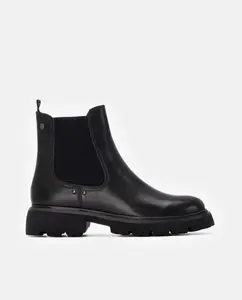 Женские кожаные ботинки в стиле челси Carmela, черный
