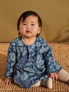 PETIT BATEAU Платье синего цвета