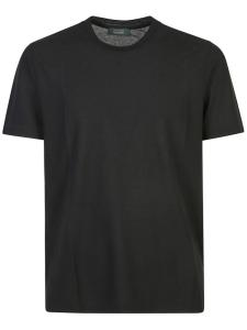 Zanone футболка с круглым вырезом, черный