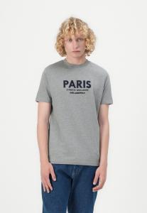 Футболка с принтом CREWNECK KARL LAGERFELD, серый