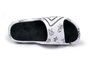 Шлепанцы Surfing The Big Triangle 2.0 унисекс белые/черные Peak