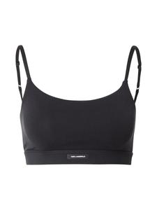 Бюстгальтер-бралетт Karl Lagerfeld, черный