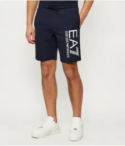 Шорты slim fit Ea7, темно-синий