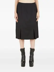 Юбка миди А-силуэта Raf Simons, черный