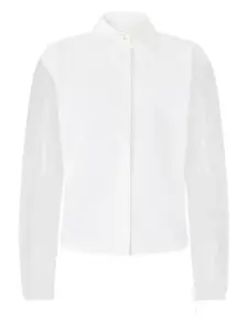 Рубашка с рукавами из органзы Genny, белый