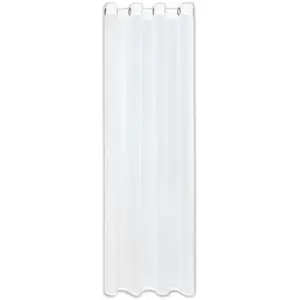 Штора Gisela с люверсами 1 шт., одноцветная. Безвременной люверсный занавес Gerster, белый