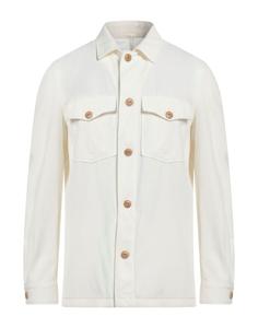 Рубашка Luigi Bianchi Mantova, слоновая кость