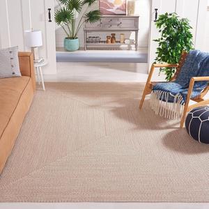 Ковер SAFAVIEH, 305 x 427 см,  Braided Collection, Natural, ручной работы, дизайн в стиле Farmhouse, идеален для помещений с высокой проходимостью: гостиная, спальня, столовая (BRA201B-10)