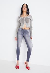 Джинсы скинни Pepe Jeans, синий деним